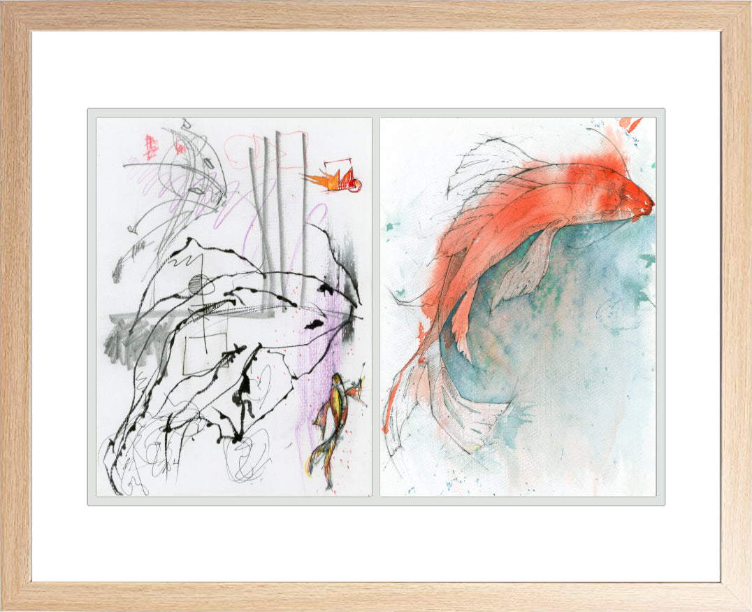 Koi Fish 1B - Art Print