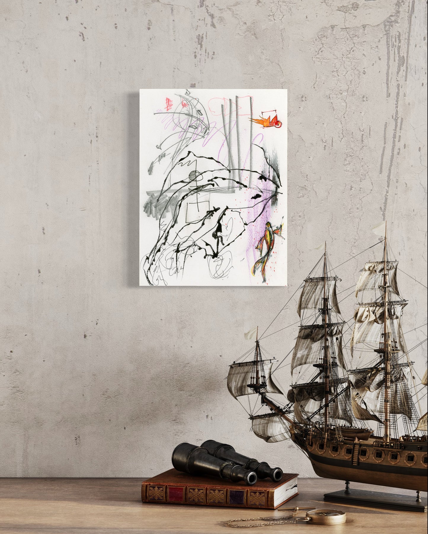 Koi Fish 1A - Art Print
