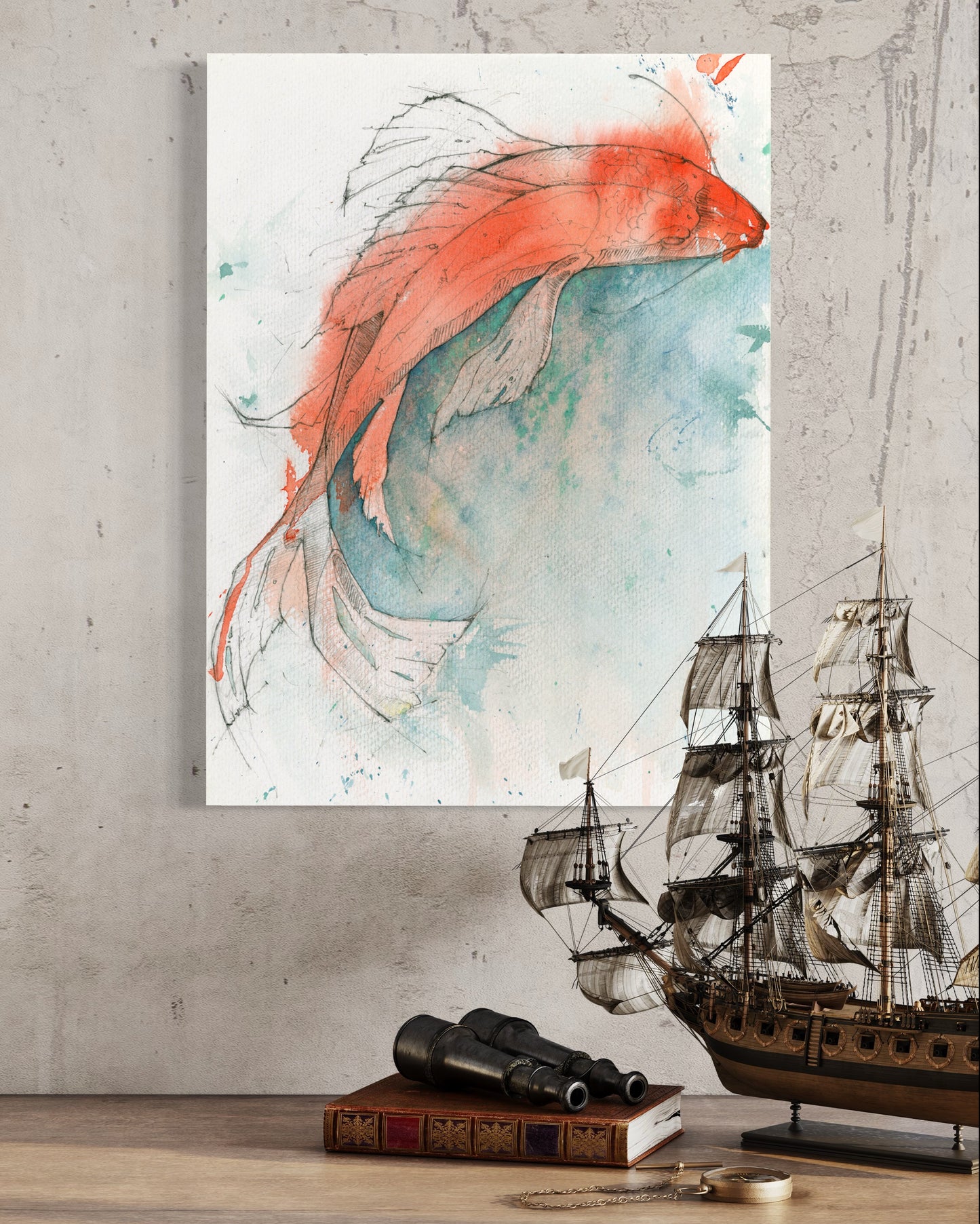 Koi Fish 1B - Art Print