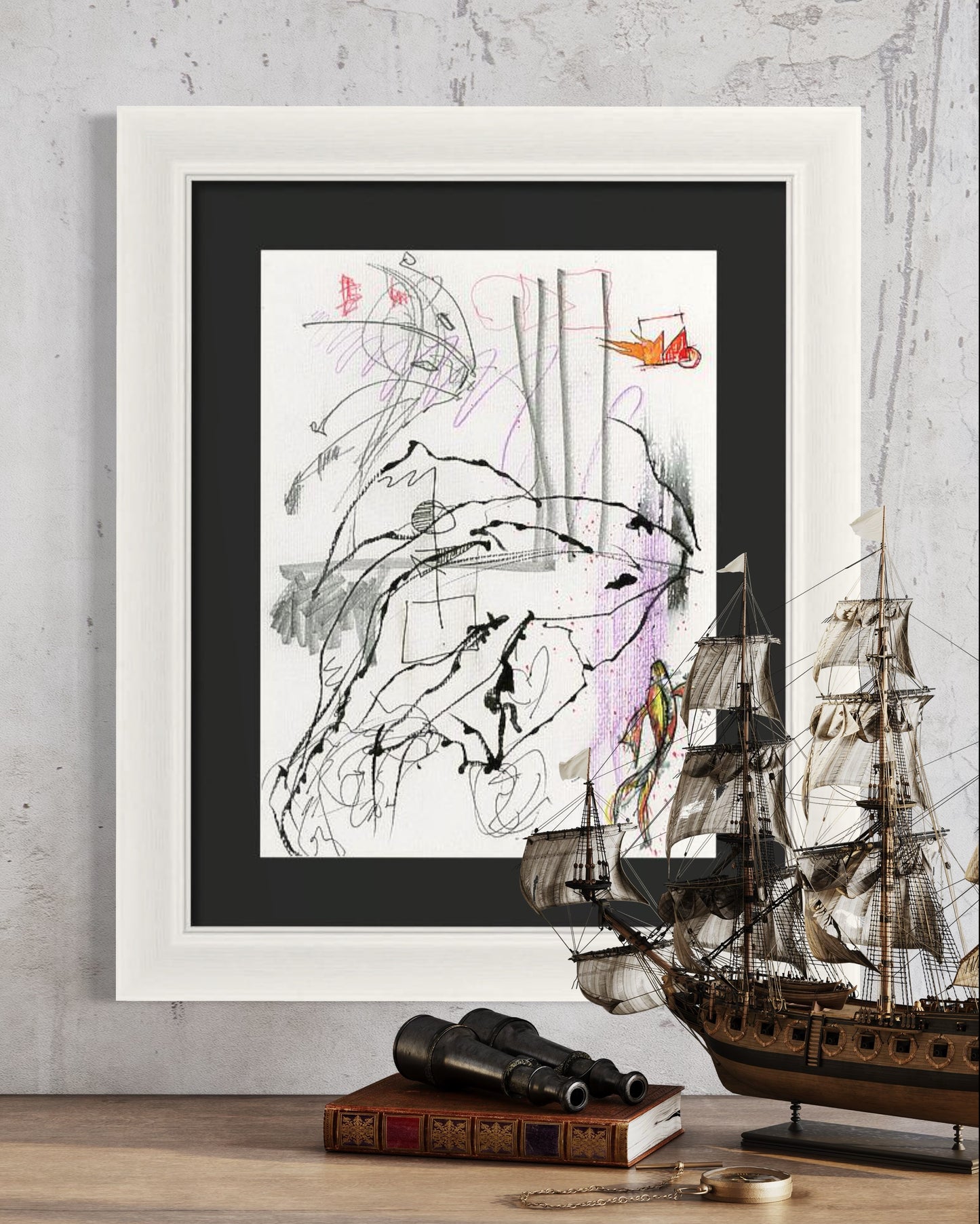 Koi Fish 1A - Framed Print