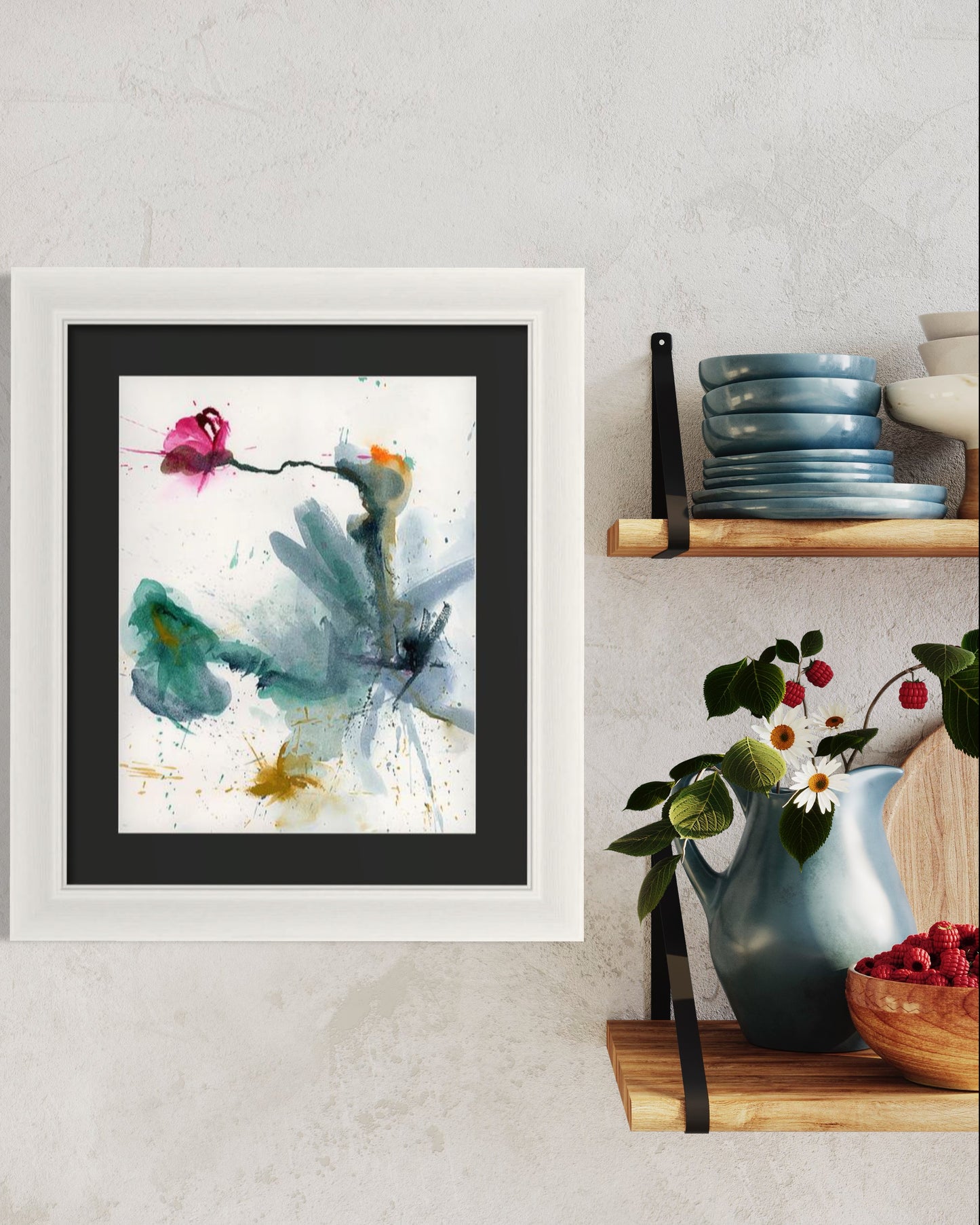 Birth of A Rose - Framed Print