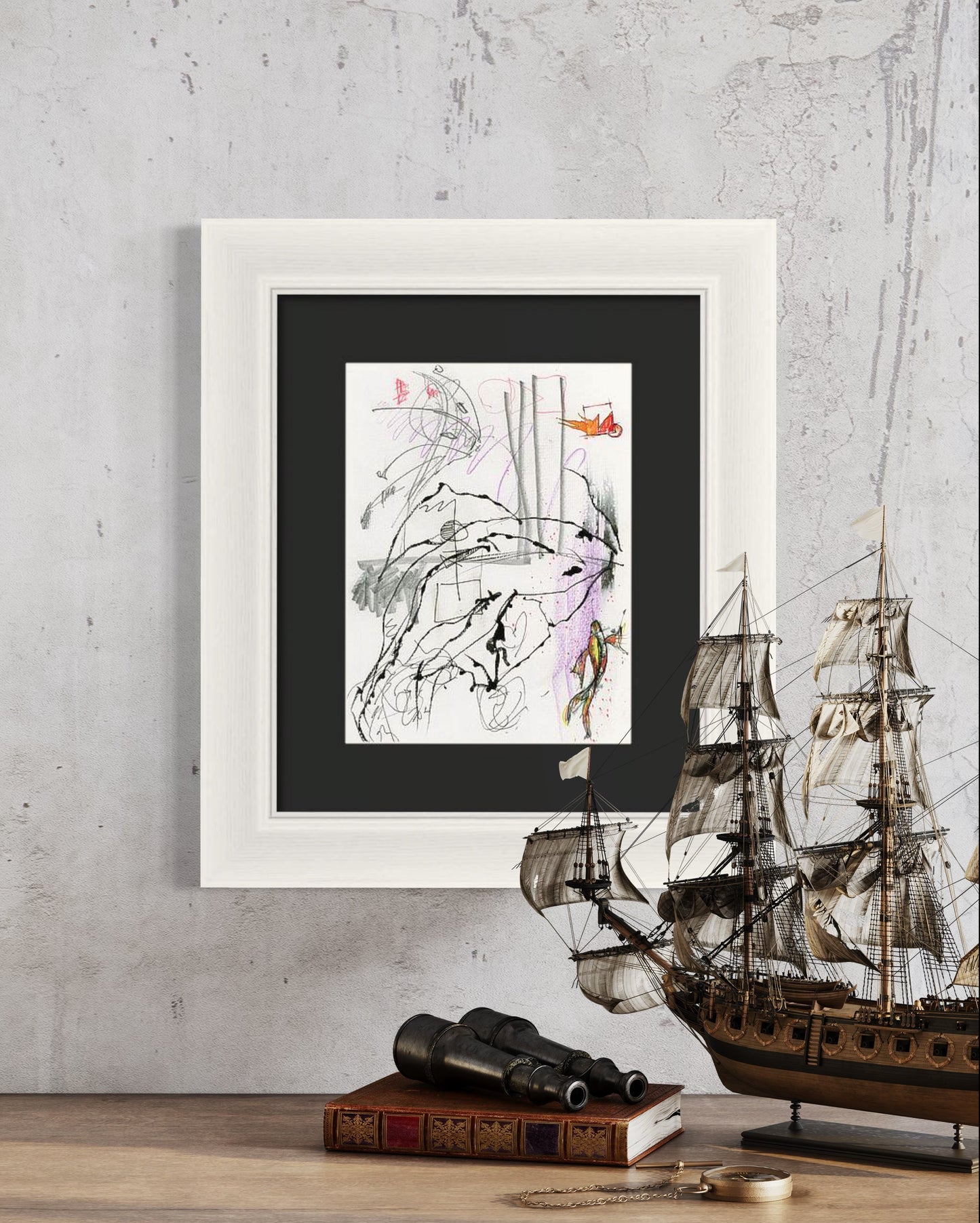 Koi Fish 1A - Framed Print