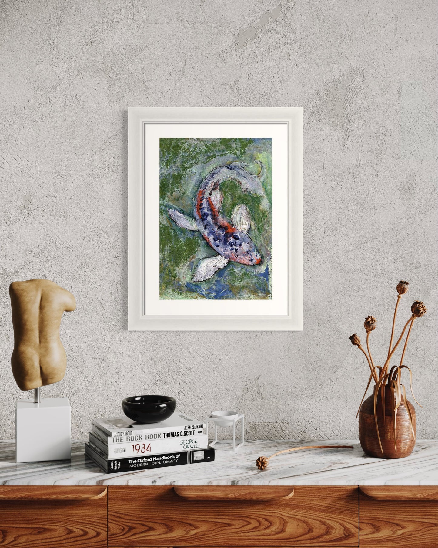 Koi Fish 3.0 - Framed Print