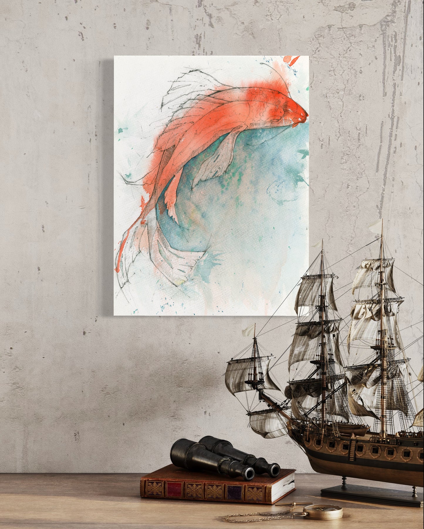Koi Fish 1B - Art Print