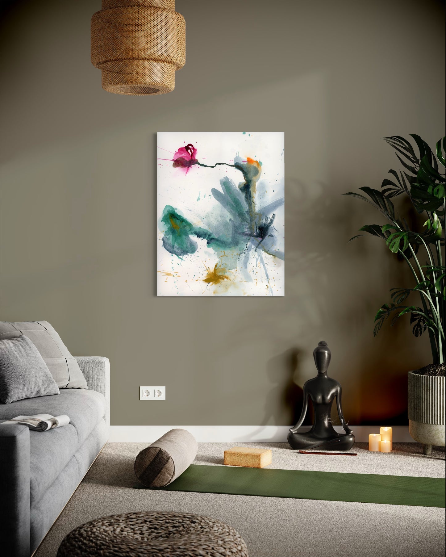 Birth of A Rose - Art Print