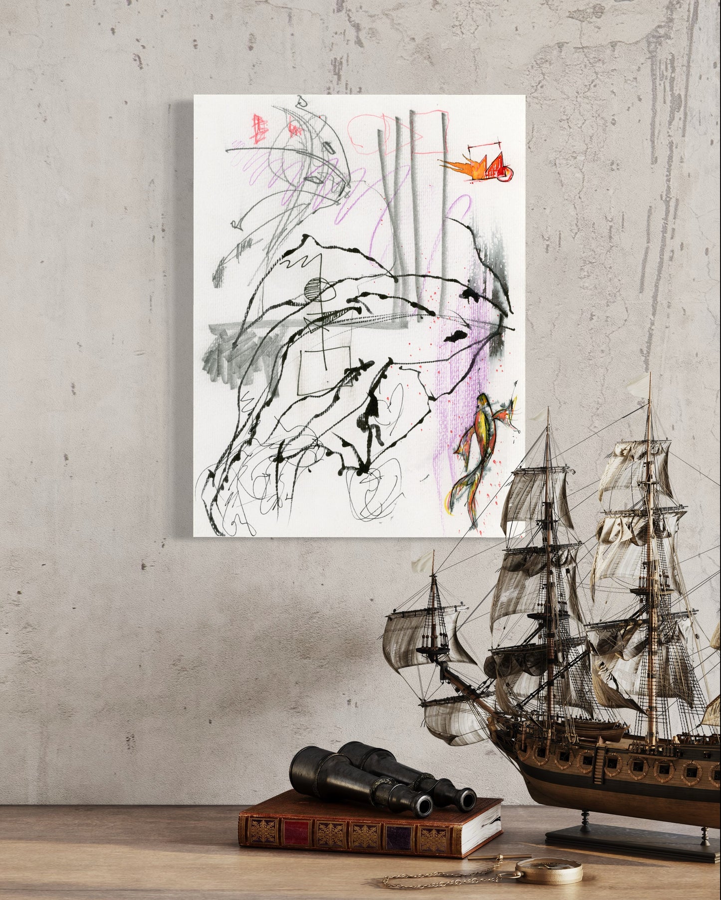 Koi Fish 1A - Art Print