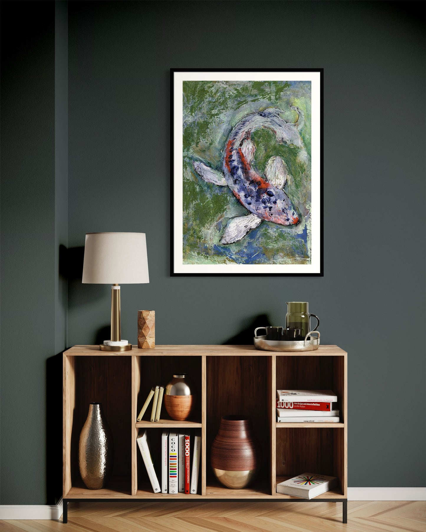 Koi Fish 3.0 - Framed Print