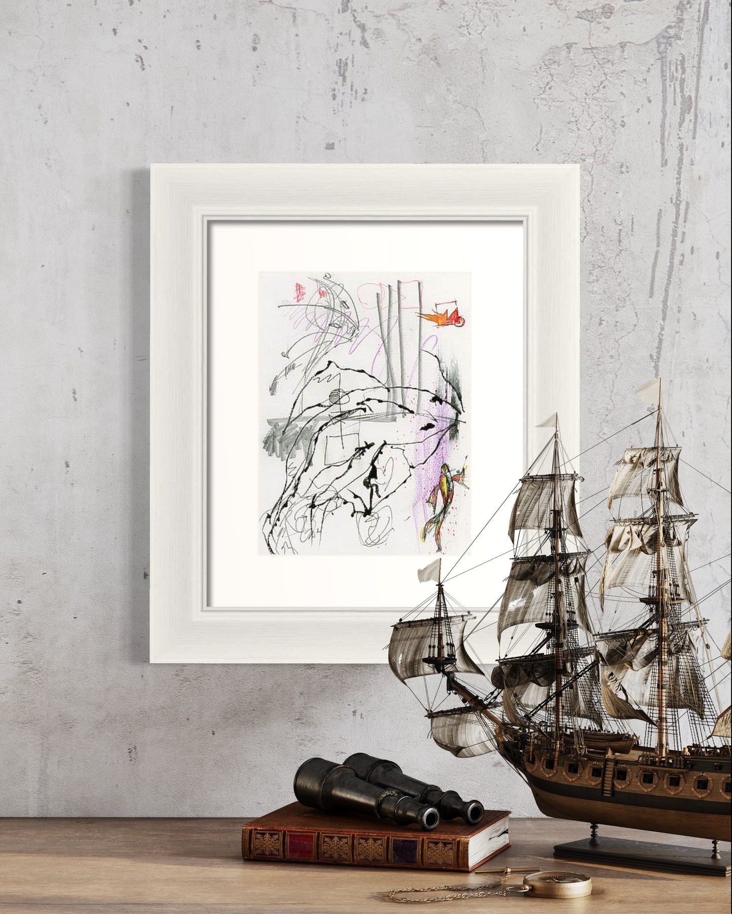 Koi Fish 1A - Framed Print