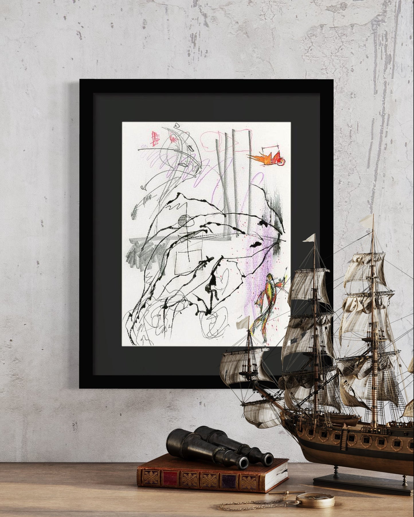Koi Fish 1A - Framed Print