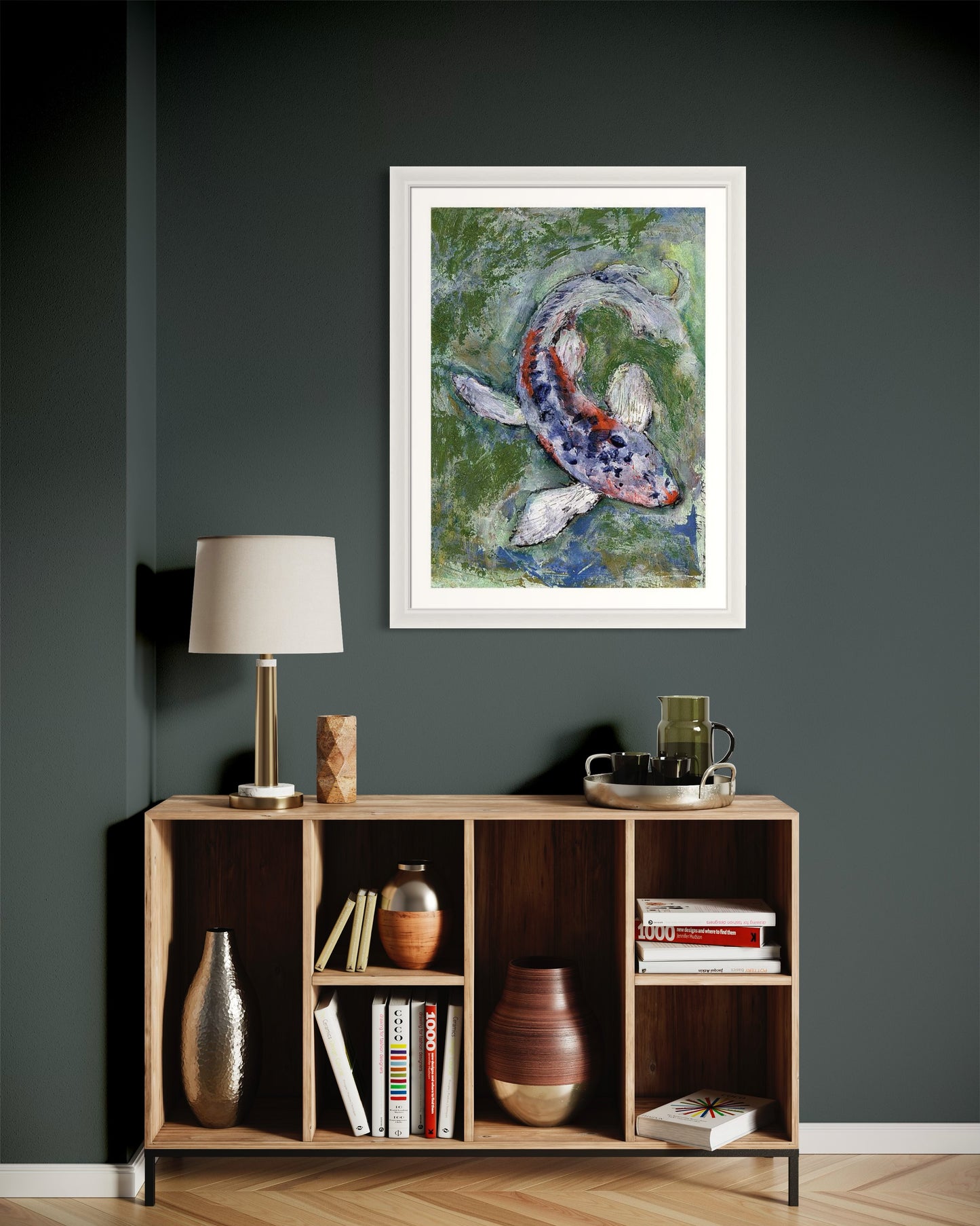 Koi Fish 3.0 - Framed Print