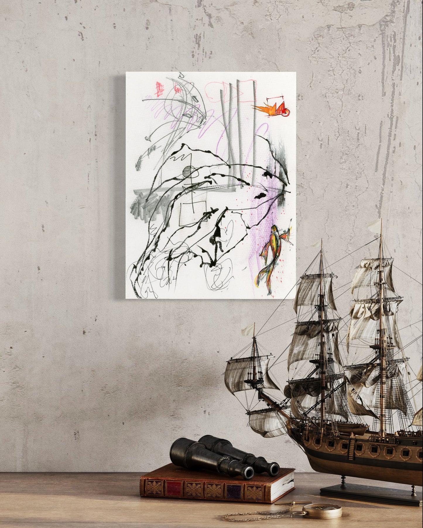 Koi Fish 1A - Art Print