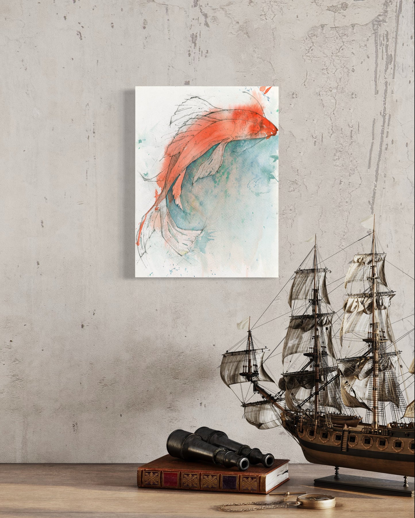 Koi Fish 1B - Art Print