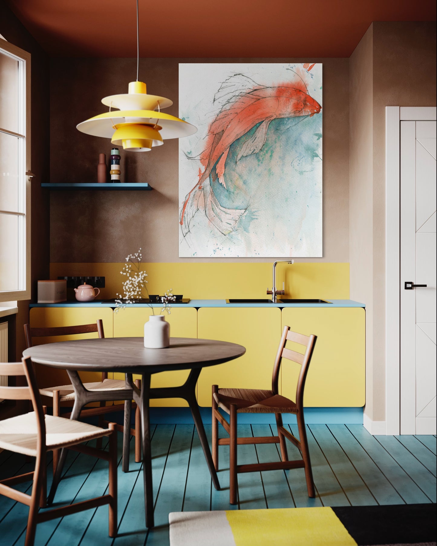 Koi Fish 1B - Art Print