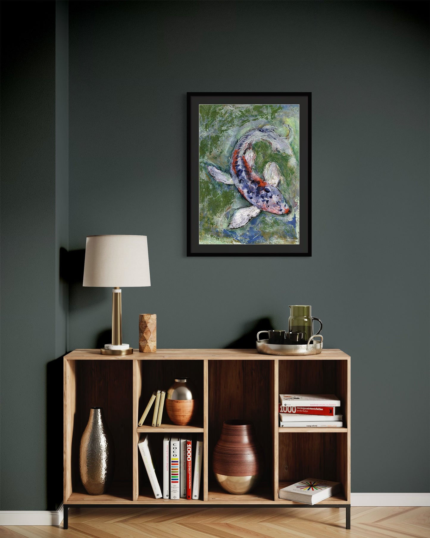 Koi Fish 3.0 - Framed Print