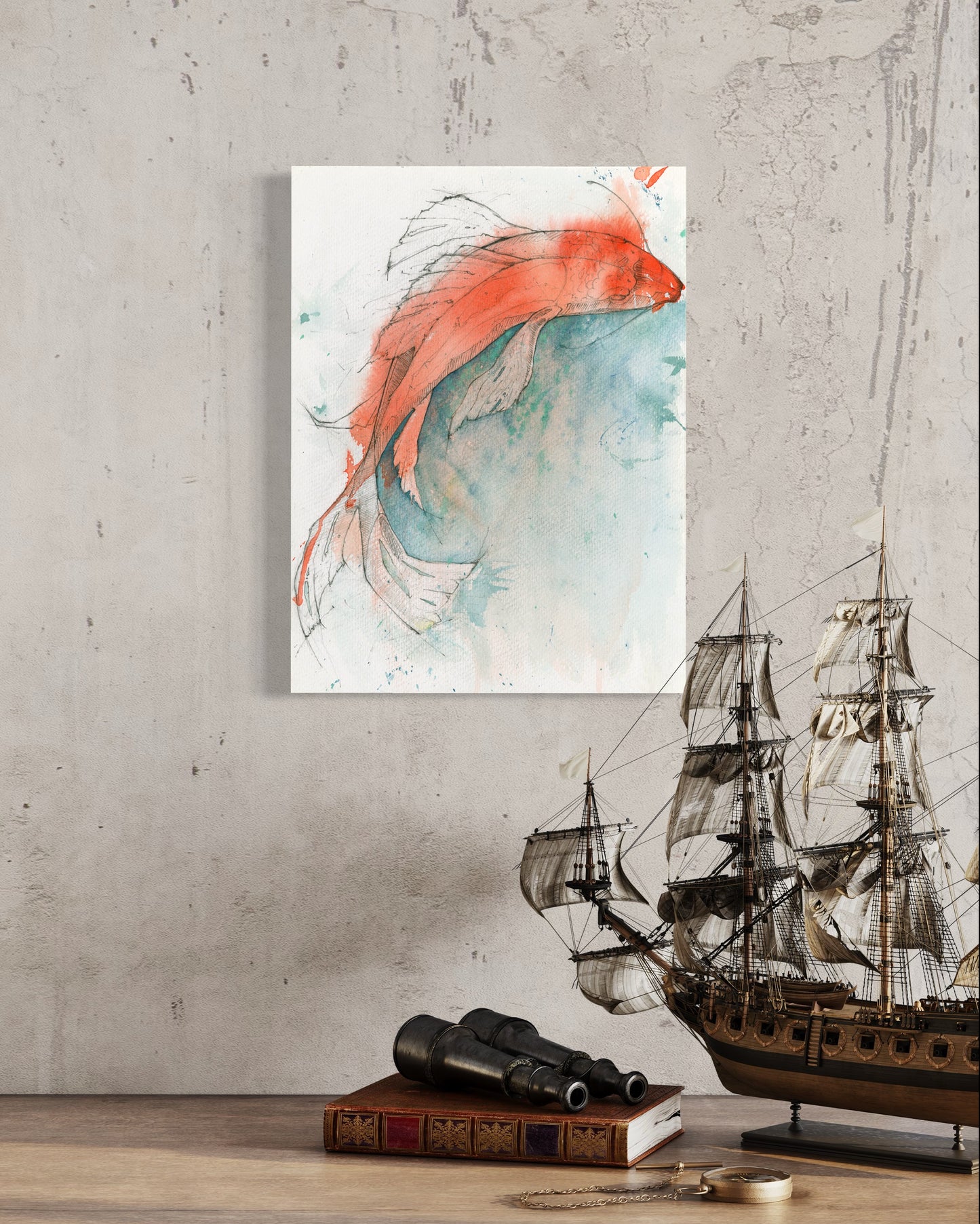 Koi Fish 1B - Art Print