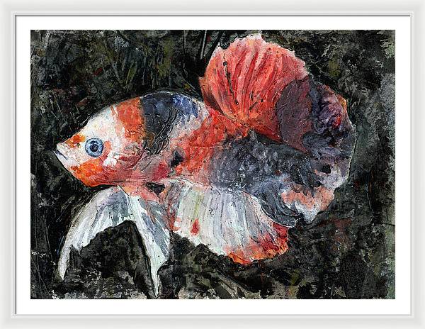 Koi Fish 2.0 - Framed Print