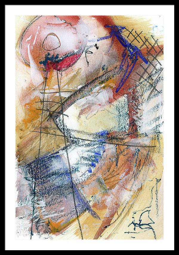 Red Life Buoy - Framed Print