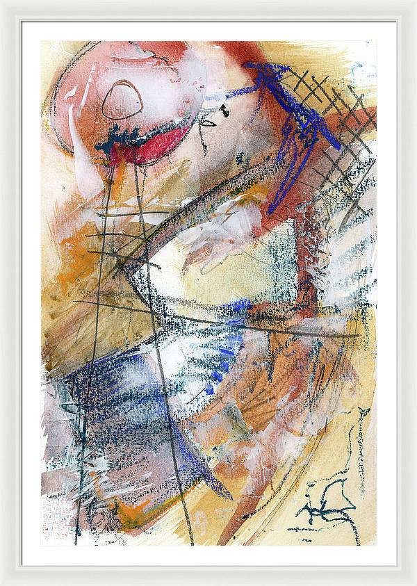 Red Life Buoy - Framed Print