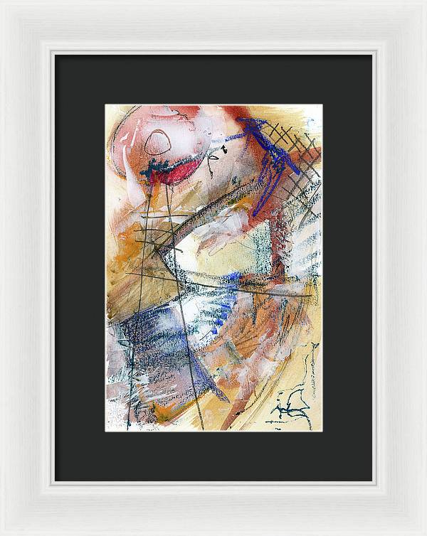 Red Life Buoy - Framed Print