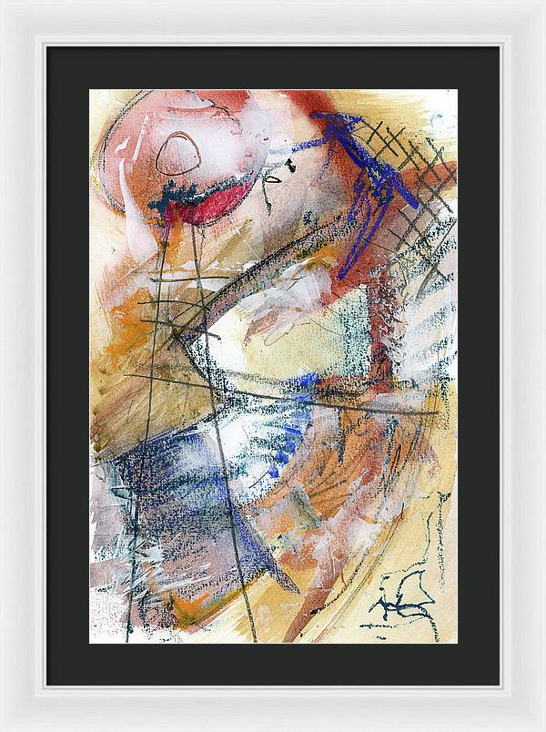 Red Life Buoy - Framed Print