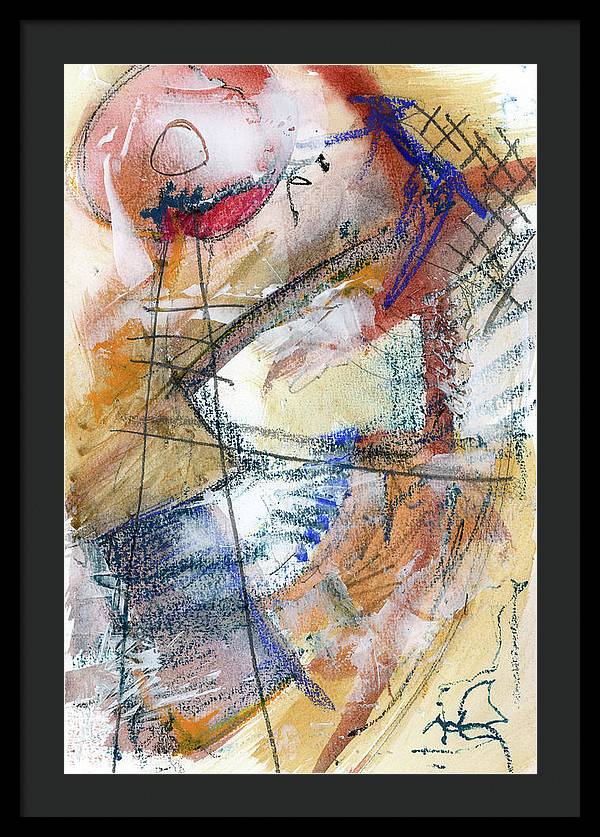 Red Life Buoy - Framed Print