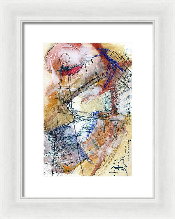 Red Life Buoy - Framed Print