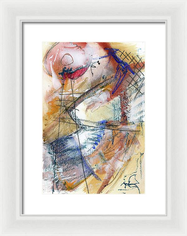 Red Life Buoy - Framed Print