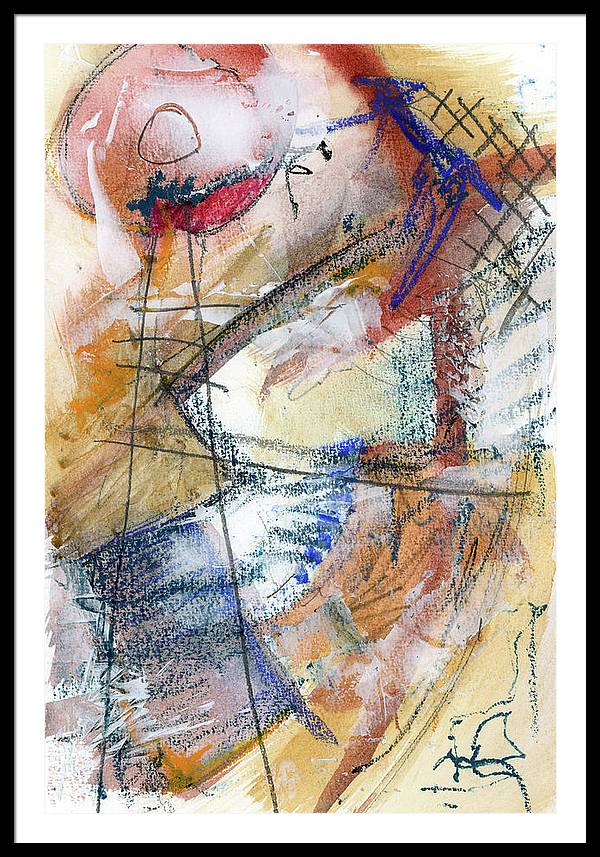 Red Life Buoy - Framed Print