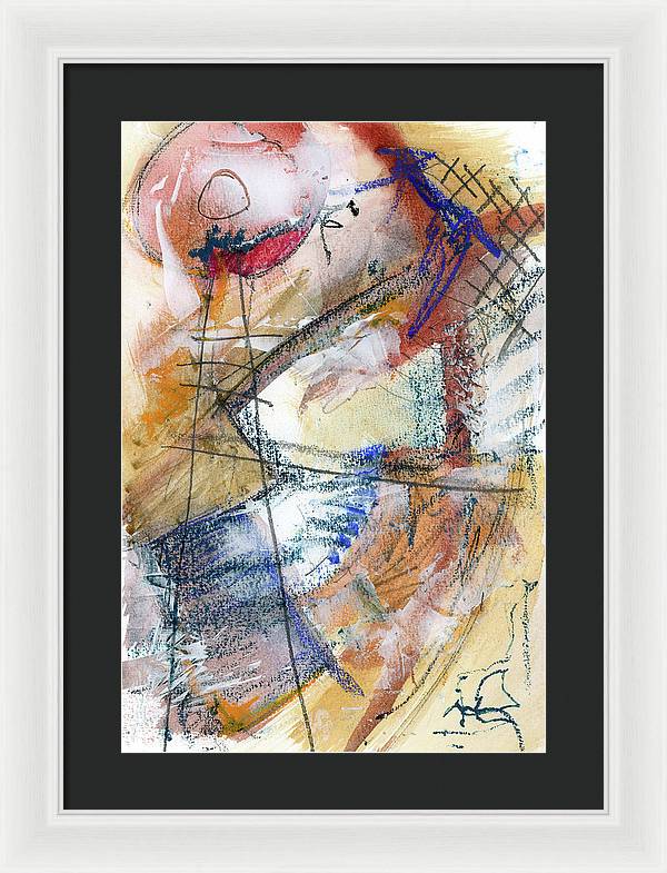 Red Life Buoy - Framed Print