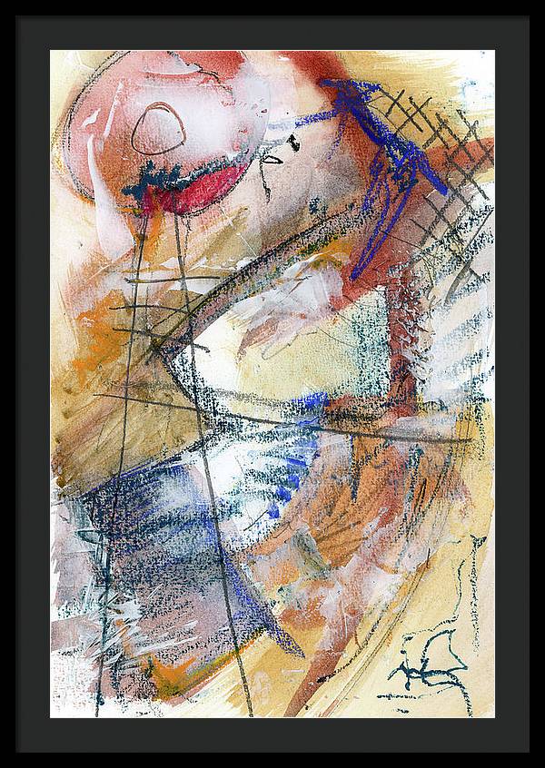 Red Life Buoy - Framed Print