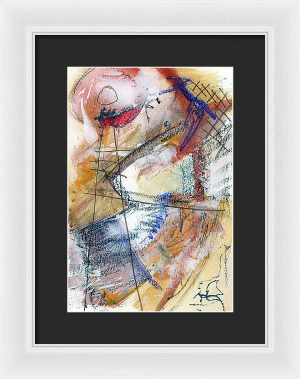 Red Life Buoy - Framed Print