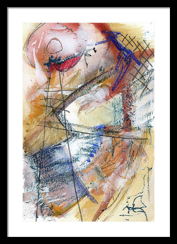 Red Life Buoy - Framed Print