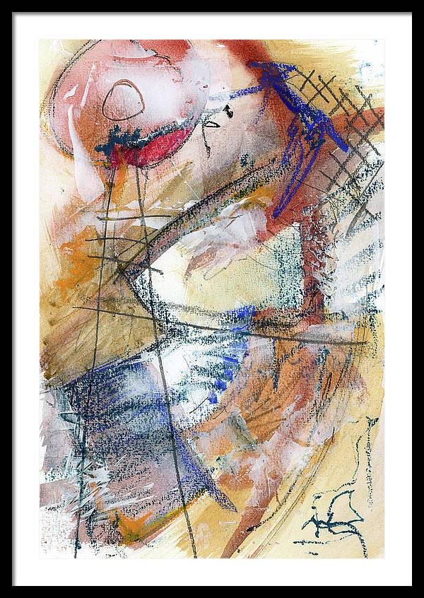 Red Life Buoy - Framed Print