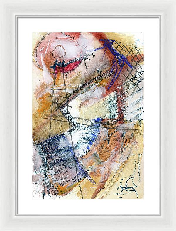 Red Life Buoy - Framed Print