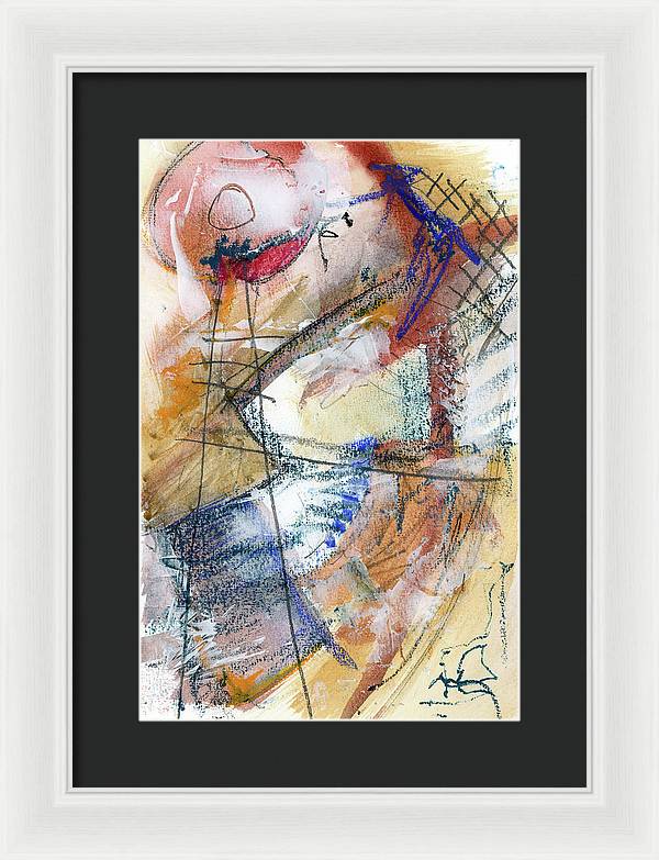 Red Life Buoy - Framed Print