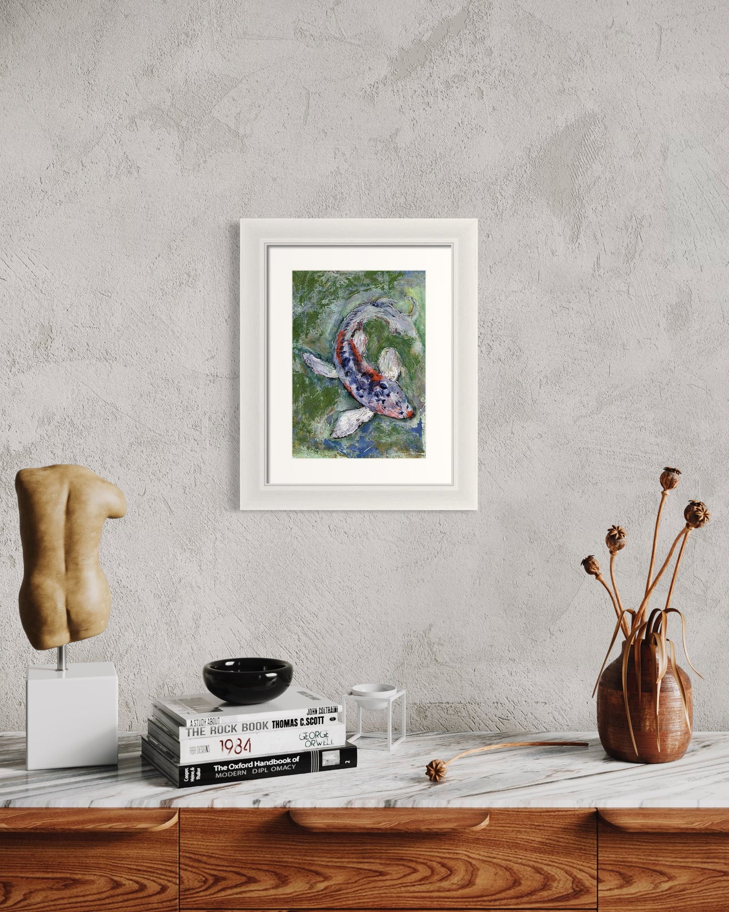 Koi Fish 3.0 - Framed Print