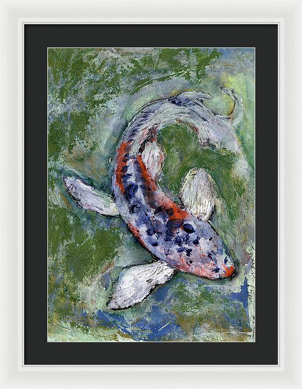Koi Fish 3.0 - Framed Print
