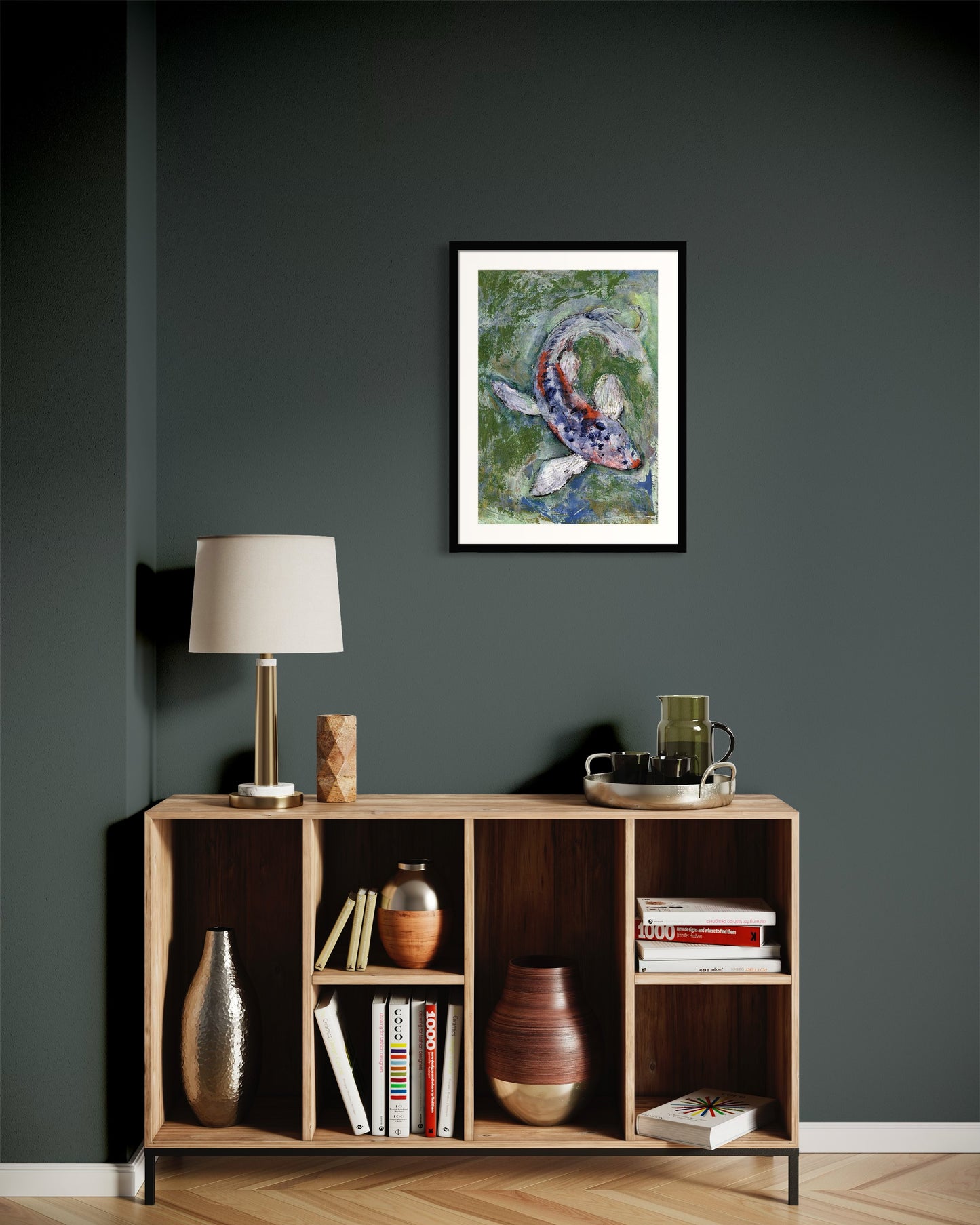 Koi Fish 3.0 - Framed Print