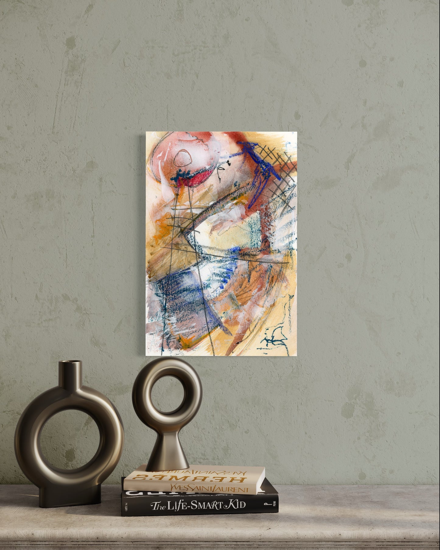 Red Life Buoy - Art Print