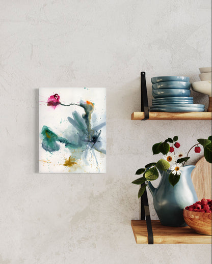 Birth of A Rose - Art Print
