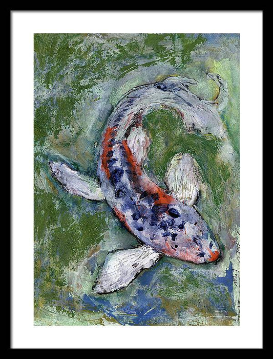 Koi Fish 3.0 - Framed Print