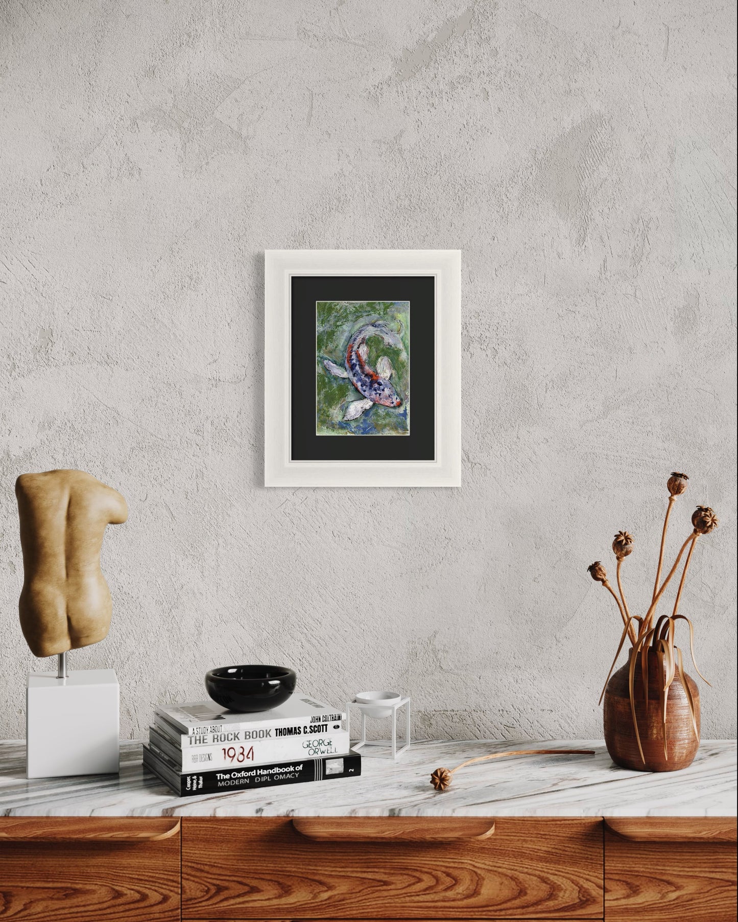 Koi Fish 3.0 - Framed Print
