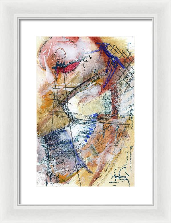 Red Life Buoy - Framed Print